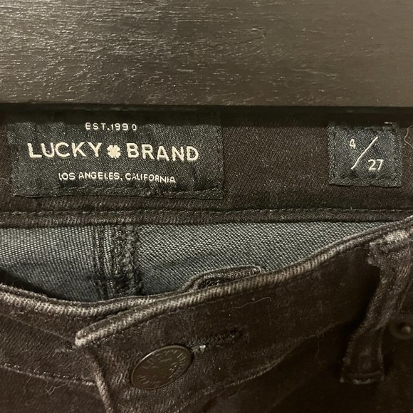 LUCKY BRAND | Women's Ava Skinny Jeans Black Size 4/27 - Picture 4 of 5